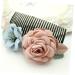 Housoutil Floral Hair Comb Flower Hairpin Jewelry Boxes Wooden Crafts Bridal Hair Jewels for Women Combs for Women Hair Accessories Tiara Women Hair Comb Headgear Korean Version Miss - Buy Online on GoSupps.com