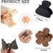 12Pcs Flower Hair Claw Clips - Nonslip Mini Claw Hair Accessories for Women and Girls (Random Color) - Buy Online on GoSupps.com