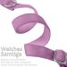 Shop Asvin XL Light Purple Velvety Dog Collar with Removable Fly | Soft Comfortable & Multi-Color for Weddings Birthdays & Parties - International Shipping Available! - Buy Online on GoSupps.com