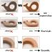 Wendysun 2pcs Cartoon Wood Teether - Natural Animal Pear Shape Baby Teething Toy - Buy Online on GoSupps.com