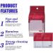 Portable Emergency Stain Remover Wipes Clothes Stain Removal Wipes Stain Removal Wet Wipes Individual Wrapped Cleaning Wipes Stain Remover Wet Wipes For Laundry Dry Cleaning Wipes (3Box) - Buy Online on GoSupps.com