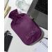 Fashy hot water bottle with fleece cover "Auszeit" purple 2.0 L