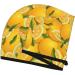 Buy Hair Towel Wrap - Quick Drying Towel Turban with Button (Yellow Limes) | International Shipping Available - Buy Online on GoSupps.com