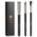 TEOYALL Concealer Brush Set Flat Top Blush Brush Angled Nose Contour Brush Ultra-Thin Eyeliner Eyebrow Brush for Flawless Finish 370S/Flat Top/Thin Flat