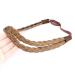 BOBIYA Caramel Blonde Braided Headband for Women & Girls - Double Three Strand Synthetic Hair Accessories - Buy Online on GoSupps.com