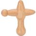 Premium Cross-Shaped Wooden Trigger Point Massager | Best Pressure Point Therapy Tool for Pain Relief - Buy Online on GoSupps.com