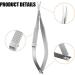 Cuticle Scissors Nail Scissors Curved Cuticle Scissors Professional Cuticle Scissors Extra Fine Curved Professional Precise Pointed Tip Grooming Kit for Eyebrow Eyelash Trim Nail and Dry Skin - Buy Online on GoSupps.com