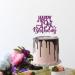 Tenhaisi Glitter Purple Happy 19th Birthday Cake Topper 19 & Fabulous Cake Topper - 19th Happy Birthday Food Picks - Cheers to 19 Years Birthday/Wedding Anniversary Party Supplies - Buy Online on GoSupps.com