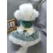 BT Bear Smally Disching Pups Rock Retro Loop Princess Dress Tutu for Cats & Small Dogs - Wedding & Party Outfit (Medium Green) - Buy Online on GoSupps.com