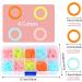 LUNARM 220 Pcs Random Color O-Rings Stitch Markers Rings for Knitting/Crochet with Storage Box - S/M/L Sizes - Buy Online on GoSupps.com