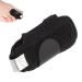 Toe Splint Hammer Toe Corrector Toe Straightener Claw Fixation Aluminum Plate Toe Stabilizer for Children Adults Toe Wrap to Align and Support Toe Black