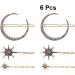 OSALADI Decorative Hair Accessories Vintage Rhinestone Hairclips Gold Hair Vintage Bobby Rhinestone Moon Barrettes Rhinestone Hair Clip Moon Hairpin Retro Hair Clips Alloy Miss Set - Buy Online on GoSupps.com
