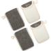 Baluue 8 Pcs Black Linen Soap Bag Exfoliating Mesh Sponge Soap Pocket Bar Soap Pouch Loofah Soap Bag Flax - Buy Online on GoSupps.com