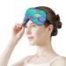 Light-Blocking Japanese Wave Sleep Mask | Comfortable Adjustable Eye Cover for Travel & Sleep | Soft Blue Blindfold for Women & Men - Buy Online on GoSupps.com