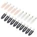 Wobe 24 Pcs No Bend Hair Clips - Perfect for Hairstyle, Finger Waves, and Makeup Application - Hairdressing Styling Clips in Black, Pink, and White - Buy Online on GoSupps.com