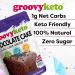 Groovy Keto Chocolate Cake / Cupcake Mix | Low Carb | Keto Friendly | Sugar Free | Only 1g Net Carbs Per slice | Keto Baking Mix Diabetic Friendly - 260g Pouch Chocolate 260 g (Pack of 1) - Buy Online on GoSupps.com