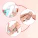 2Pcs Hand Sanitizer Keychain | Portable Leather Holder (30ml) for Travel | Refillable Case for Lotion & Liquid Soap - Black & Pink - Buy Online on GoSupps.com