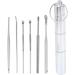 LIANGLIDE Stainless Steel Earwax Removal Kit - 6pcs Set with Box | Earwax Picker & Remover Cleaning Tool - Buy Online on GoSupps.com