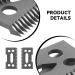 piuryue 2 Pcs Ceramic Blade Ceramic Replacement Cutter 28 Teeth Ceramic Clipper Blade Replacement Cutter 2-Hole Clipper Black - Buy Online on GoSupps.com