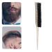 Point Tail Teasing Brush - Nylon Bristles Men's Shaving & Hair Razor Brush for Home & Salon (Gold) - Buy Online on GoSupps.com