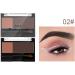 Adjustable Instant Eyebrow Stamp 3D Waterproof brow Powder Stamper Brush Kit Reusable Eyebrow Shaping Stencil Create Delicate Brow Shape Effortlessly /550 (Color : Khakis+Dark Coffee) - Buy Online on GoSupps.com
