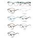 Buy Blue Light Blocking Reading Glasses - Anti Glare HD Computer Goggles & Gaming TV Eyeglasses 2.50 C1 for Eye Protection | International Shipping Available - Buy Online on GoSupps.com