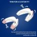 GlorySmile Pack of 8 Upgraded Night Guards for Teeth Grinding - 2 Sizes with Travel Cases - Stops Bruxism and Teeth Clenching - Moldable Mouth Guard for Clenching Teeth at Night - Buy Online on GoSupps.com