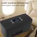 Portable Insulin Cooler & Refrigerator Box - Compact Freezer for Travel | Black US Plug - Buy Online on GoSupps.com