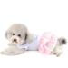 SELMAI Sweet Heart Shirt Princess Plaid Tiered Dress for Small Dog Cat Puppy Summer Outfits Wedding Birthday Party Costume Yorkie Chihuahua Shih Tzu Clothes Pink S - Buy Online on GoSupps.com
