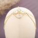 Shop Xerling Forehead Crystal Pendant Head Chain - Boho Gold Rhinestone Headpiece for Women & Girls | Perfect for Festivals & Weddings - Buy Online on GoSupps.com