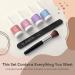 Dipping Powder Nails Set | Aokitec 14pcs Dip Powder Nail Starter Kit - 8 Colors with Glitzer Base & Top Coat for DIY Nail Art & Manicure - Buy Online on GoSupps.com