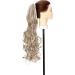 S-noilite 24 Inch Curly Clip In Ponytail Extension Blonde Hairpiece 155g for Women - Buy Online on GoSupps.com