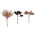 PRETYZOOM 3pcs Christmas Fake Flower Cuttings Party Pine Cone Bouquet Christmas Tree Picks Pine Stems Pine Cone Decoration Lifelike Fake Pine Cone Artificial False Leaf Plastic Assorted Color 2 14X12CM