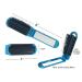 2 Pack Blue Alazco Folding Hair Brush with Mirror | Compact Travel & Gym Bag Essential - Buy Online on GoSupps.com