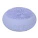 2 in 1 Electric Facial Cleansing Brush Heating Mask Absorption Waterproof Face Cleanser Vibrating Brush Silicone for Blackhead Acne Pore Skin Care () Purple
