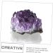 FOMIYES 2pcs Natural Crystal Cluster Crystals for Crafts Purple Gems Natural Minerals Desktop Bare Stone - Buy Online on GoSupps.com