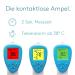 Leyf Digital Fever Thermometer - Contactless Infrared for Adults Children & Babies - LCD Display Fever Alarm 3 Color Screen - Shop Now! - Buy Online on GoSupps.com