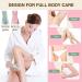 Waterproof Bikini Trimmer for Women Electric Razor for Bikini Legs Pubic Hair Rechargeable Electric Shaver for Women Hair Removal with Snap-in Ceramic Blades IP7X Washable Head Wet and Dry Use Pink - Buy Online on GoSupps.com