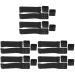 Ciieeo 24 pieces extensions loose wigs buckle extensions hook adapter tapes elastic belt band Multi- comfortable women's connection for stretchy adjustable accessories size 2x3pcs blackx3st