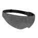Sleep Mask Adjustable Strap Side Sleeping Mask 3D Strong Blackout Blindfold Relieve Eye Strain Comfortable Soft Night Eye Cover for Men and Women Travel/Nap Eye Mask (Grey)