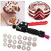 Sugar Paste Extruder with 20 Stainless Steel Nozzles for Cake Decorating - Biscuit Making Tool - Clay Extruder for Ceramics - Buy Online on GoSupps.com