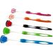 Tmianya 4-Piece Tongue Cleaner Brush Set - Light & Effective Tongue Scrapers for Oral Care | Ideal for Adults & Kids | Perfect for Home & Travel (White One Size) - Buy Online on GoSupps.com