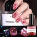 Cat Eye Gel Nail Polish Set With Magnetic Stick-9d Holographic Magnetic Nail Polish-6 Colors Red Purple Green Glitterbels Gel Polish-Gel Nail Art Kit-Manicure Set For Women - Buy Online on GoSupps.com