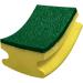Spontex Recycled Fibers Cleaning Sponge - Sustainable Fleece 100% Eco-Friendly Ideal for Pots & Pans - 6 Pack - Buy Online on GoSupps.com