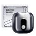 Mini Rotary Shaver Men's Electric Shaver Self-Sharpening Steel Head Close Shave IPX6 Waterproof Type-c Charging Rechargeable Electric Shaver with Storage Dag Ideal Gift Silicone