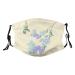 Zyvia Fresh Orchid's dust mask for adults pleated 5-layer protection activated carbon filter for additional safety soft breathable adjustable elasticity stops the dust 10 pieces