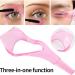 Supatmul Eyelash Mascara Applicator Plastic Eyelash Stencil Brushes for Beginners Multifunctional Eye Makeup Mascara Guide for Daily Use Appointments Parties Performances Pink - Buy Online on GoSupps.com