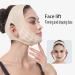 DZQUY Facial Slimming Strap Double Chin Reducer Pain Free Face Lifting Board Reusable for Women Eliminates Sking Skin Lifting Family Anti AgingS - Buy Online on GoSupps.com