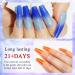 MIZHSE Mood Temperature Color Changing Nail Polish Set - 8 Colors Glow in the Dark Gel Polish Kit for DIY Nail Art Manicure at Home - Buy Online on GoSupps.com