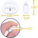 Mandala Crafts Cord Lock Fastener for Drawstrings & Shoelaces - 20 PCs White 0.85 Inch - Buy Online on GoSupps.com